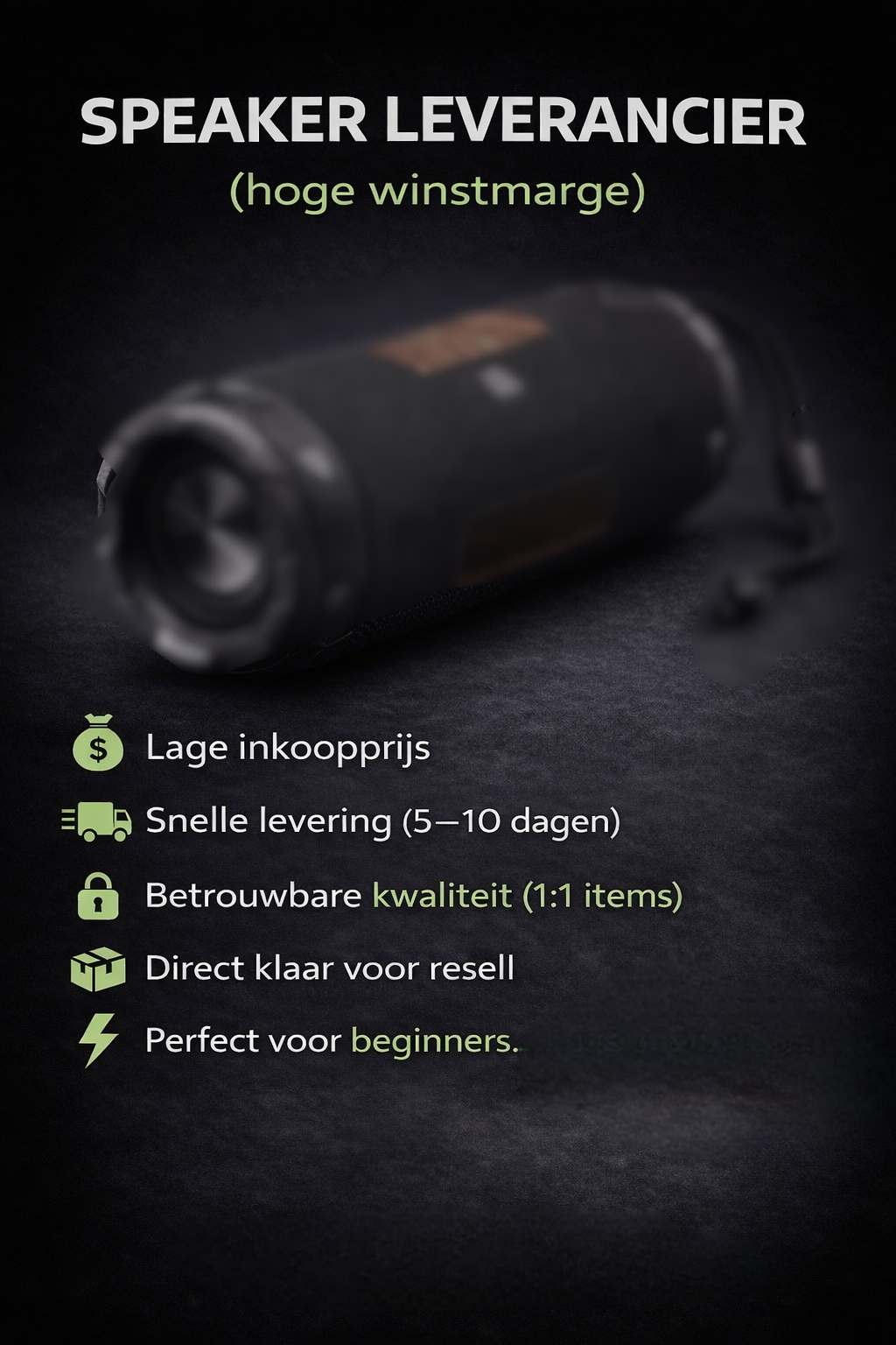Speakers leverancier